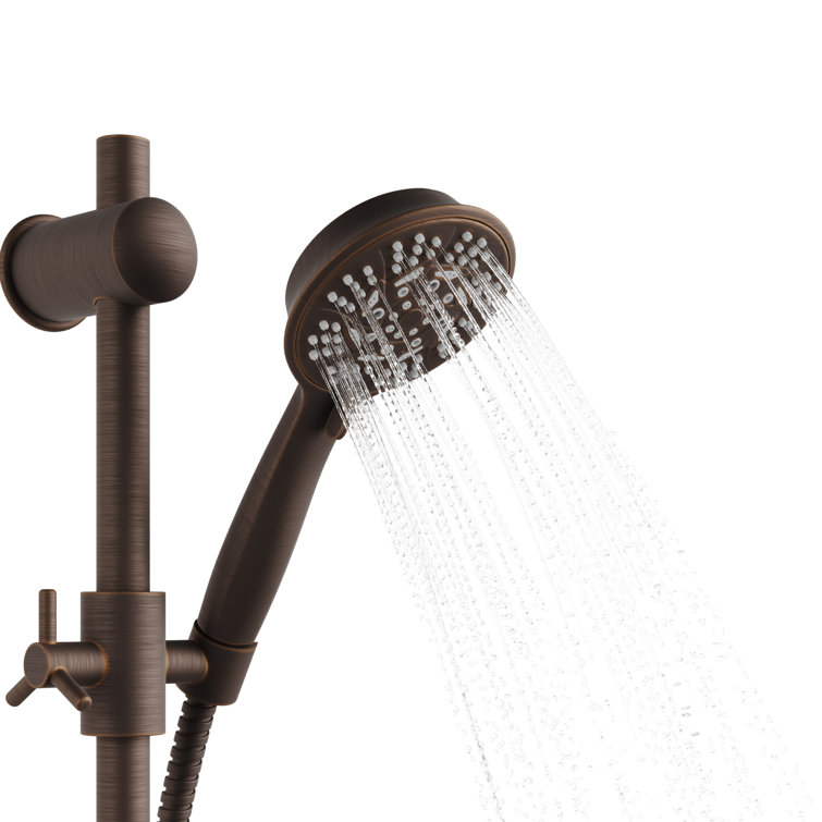 Oil-Rubbed Bronze Adjustable Multi-Head Shower System