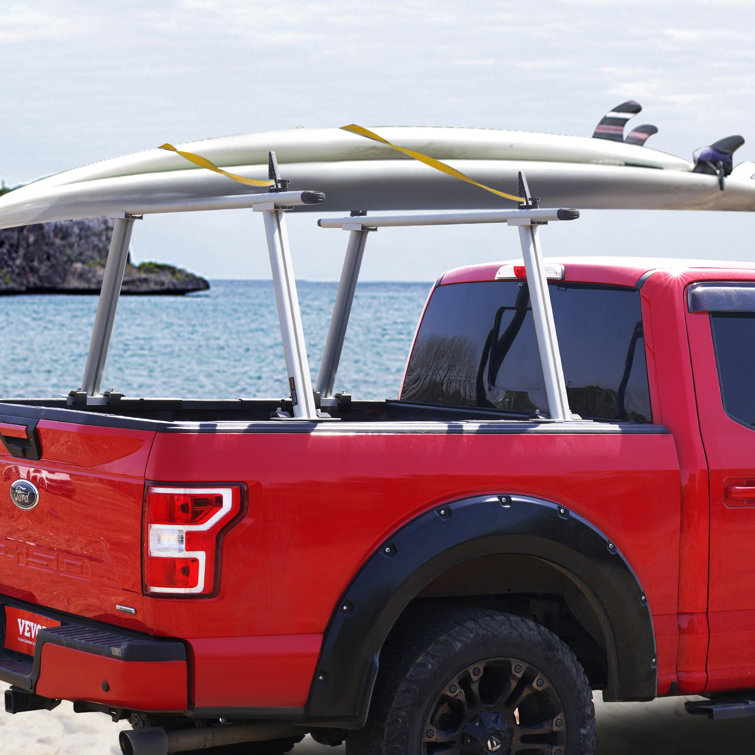VEVOR 71" Silver Aluminum Truck Ladder Rack with 800 lbs Capacity