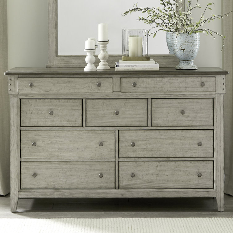 Dusty Taupe and Weathered Linen 4-Piece Queen Bedroom Set