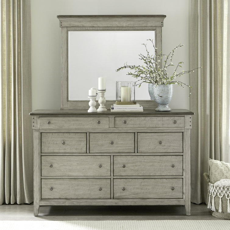 Dusty Taupe and Weathered Linen 4-Piece Queen Bedroom Set