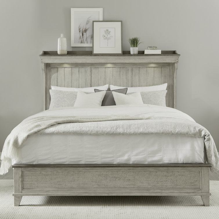 Dusty Taupe and Weathered Linen 4-Piece Queen Bedroom Set