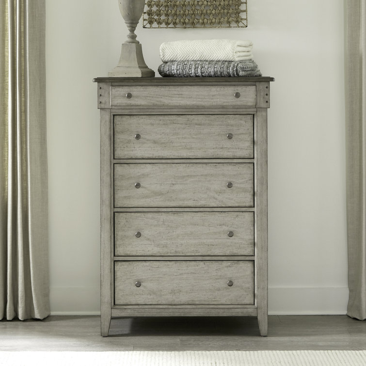 Dusty Taupe and Weathered Linen 4-Piece Queen Bedroom Set