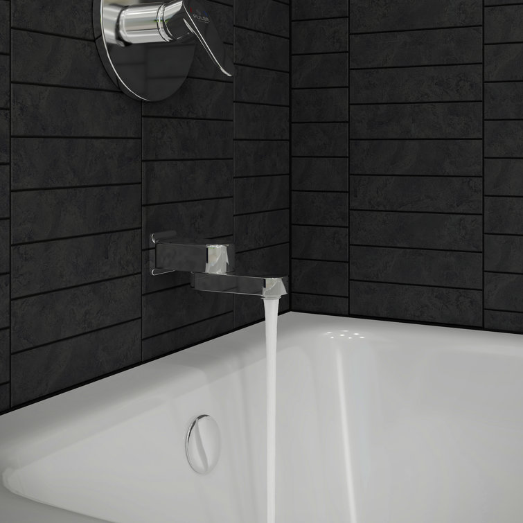 Chrome Fold Away Tub Spout with Diverter