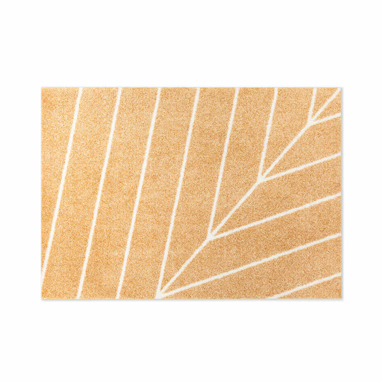 Eine Dawn Rubber Outdoor Geometric Doormat 44 x 32 In