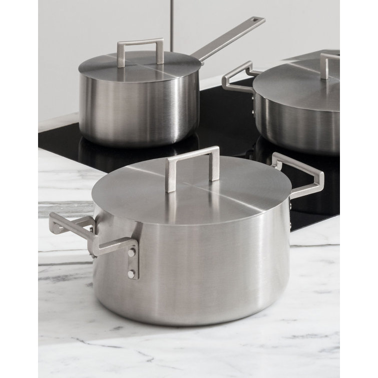 9.45'' Stainless Steel 3-Ply Non-Stick Stock Pot