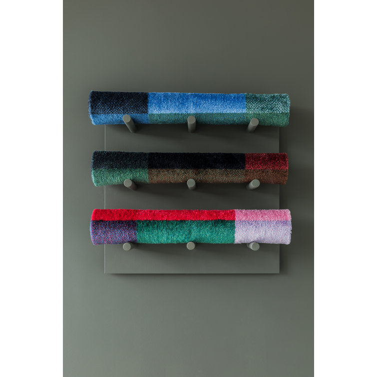 Colorful Meadow Recycled Plastic Outdoor Doormat 34 x 24 In