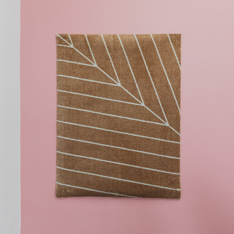Eine Dawn Rubber Outdoor Geometric Doormat 44 x 32 In