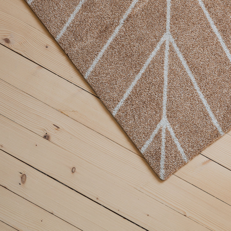 Eine Dawn Rubber Outdoor Geometric Doormat 44 x 32 In