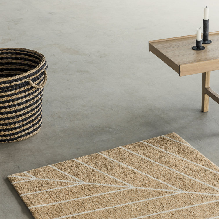 Eine Dawn Rubber Outdoor Geometric Doormat 44 x 32 In