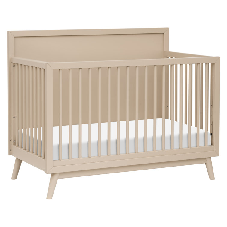 Palma Taupe Sustainable Wood 4-in-1 Convertible Crib
