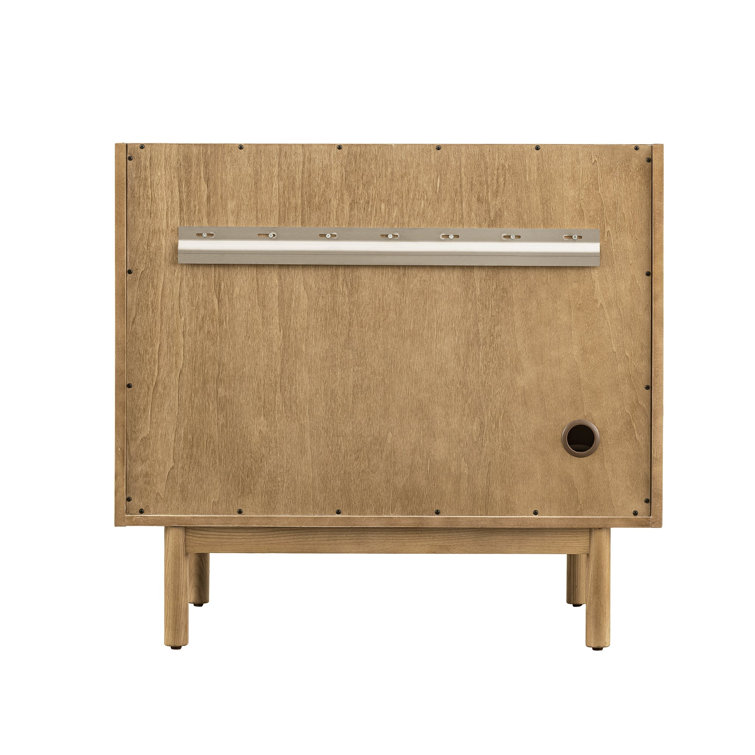 Laurent 36'' Light Natural Oak Single Vanity with Quartz Top