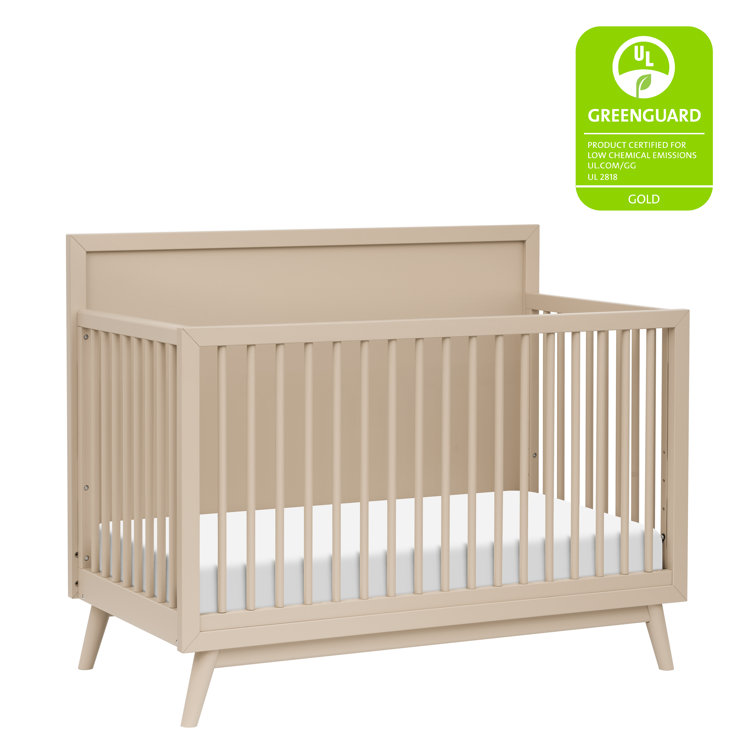 Palma Taupe Sustainable Wood 4-in-1 Convertible Crib
