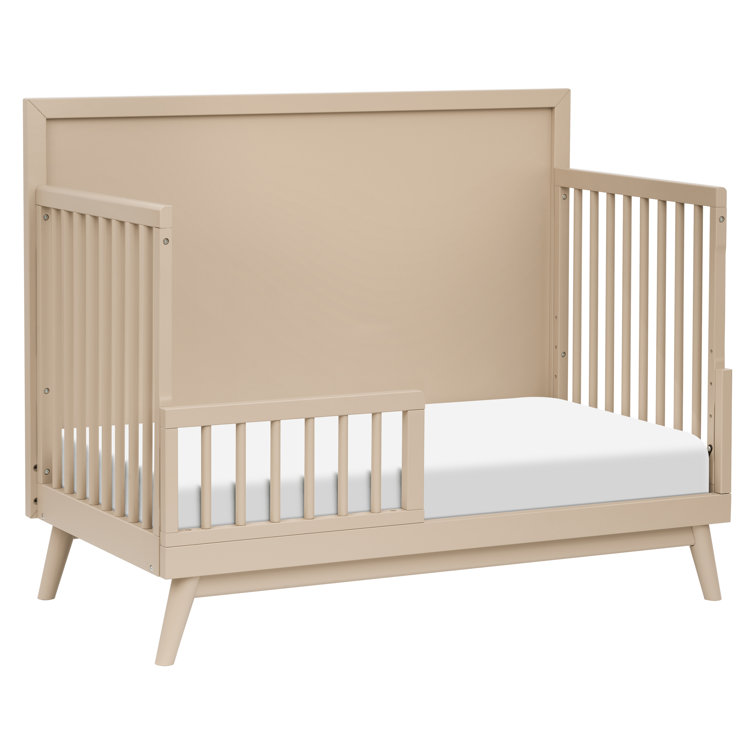 Palma Taupe Sustainable Wood 4-in-1 Convertible Crib