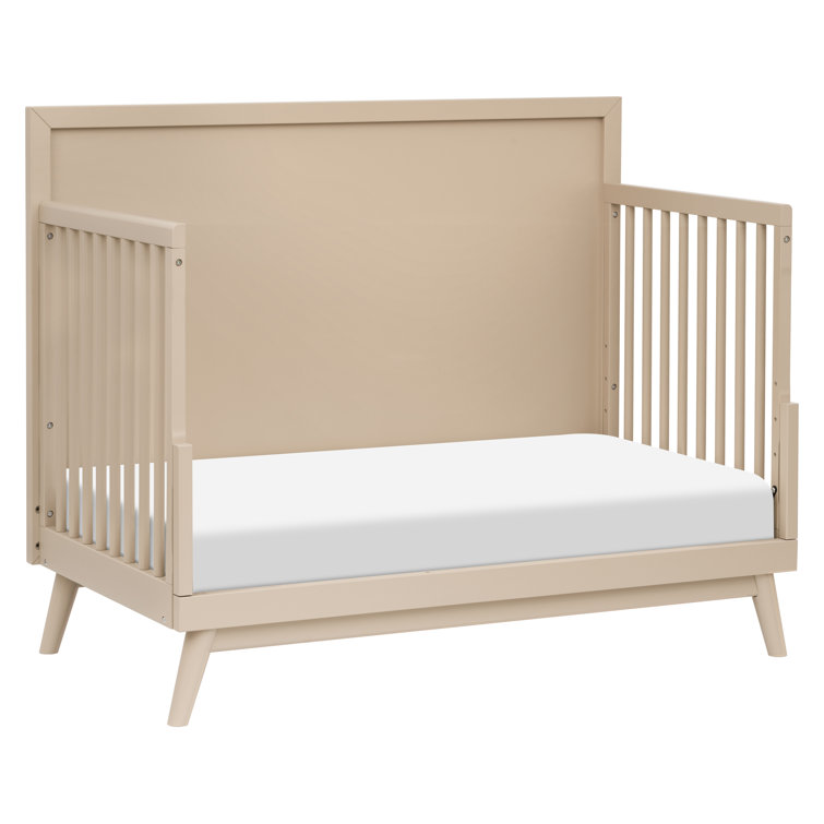 Palma Taupe Sustainable Wood 4-in-1 Convertible Crib