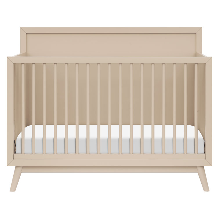 Palma Taupe Sustainable Wood 4-in-1 Convertible Crib