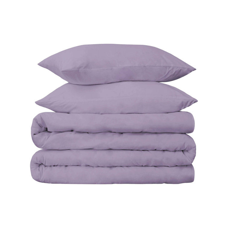 Twin Wisteria Egyptian Cotton Duvet Cover Set with Pillow Sham
