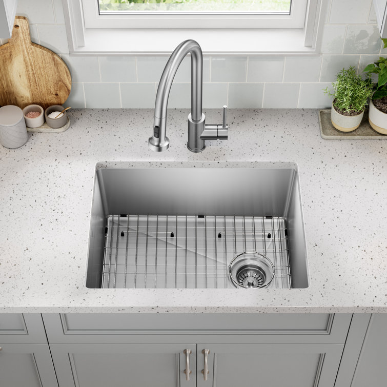 Kraus 32.5" Stainless Steel Single Bowl Drop-In Kitchen Sink
