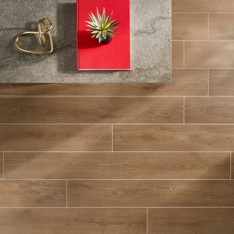 Hemlock Brown Large Format Matte Porcelain Floor and Wall Tile