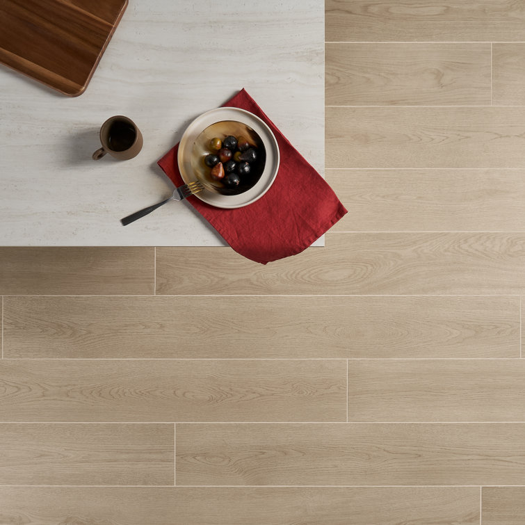 Ash Large Format Matte Porcelain Wood Look Tile