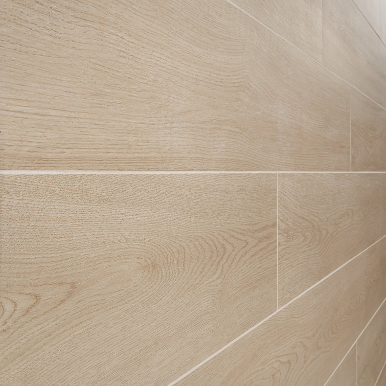 Ash Large Format Matte Porcelain Wood Look Tile