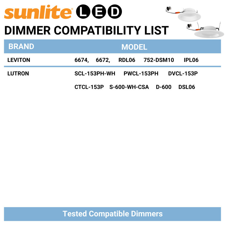 White 5-Inch Dimmable LED Recessed Downlight 6-Pack