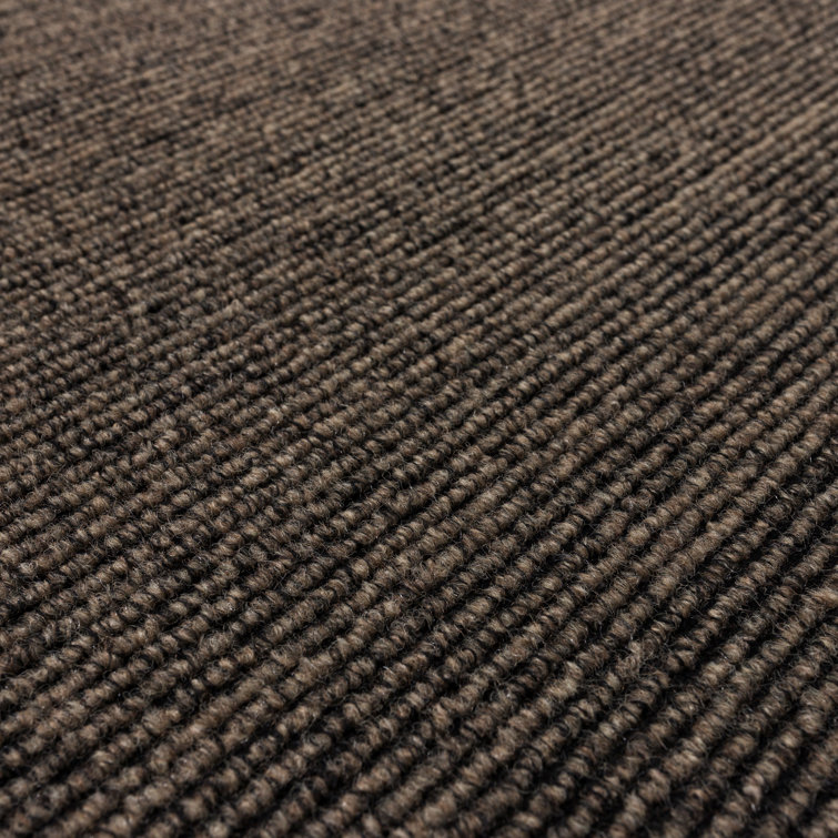 Taupe 24" x 24" Peel and Stick Indoor/Outdoor Carpet Tiles