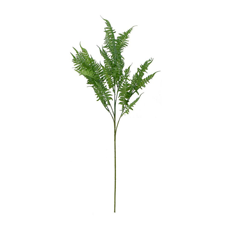 Dark Green Artificial Fern Sprays Set of 12