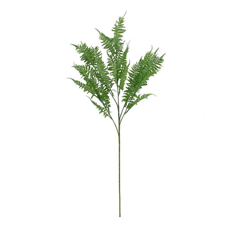 Dark Green Artificial Fern Sprays Set of 12