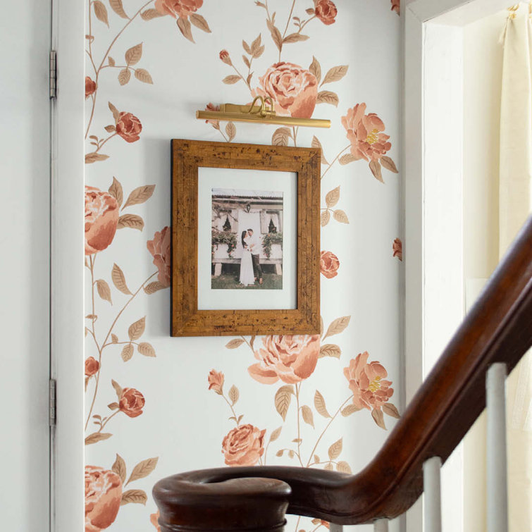 Scarlet Rose Self-Adhesive Peel and Stick Wallpaper