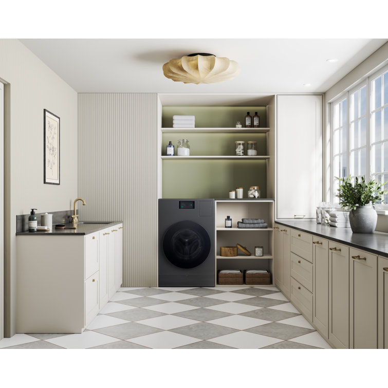 Dark Steel 5.3 cu. ft. Smart Front Load Washer Dryer Combo