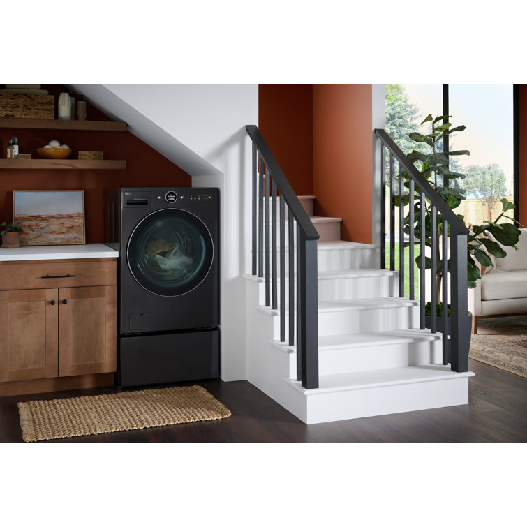 Black Steel 5.0 cu. ft. Ventless Washer/Dryer Combo with Inverter HeatPump