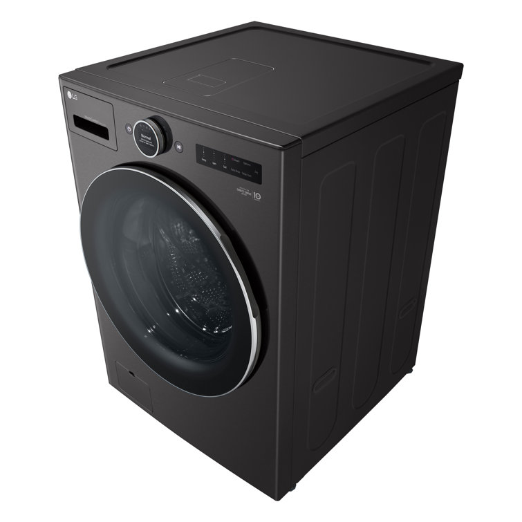 Black Steel 5.0 cu. ft. Ventless Washer/Dryer Combo with Inverter HeatPump
