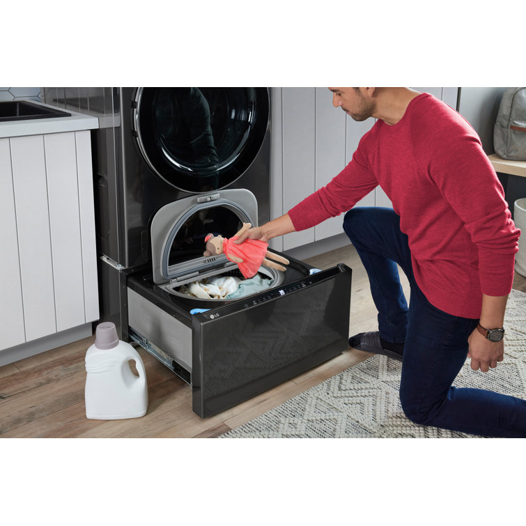 Black Steel 5.0 cu. ft. Ventless Washer/Dryer Combo with Inverter HeatPump