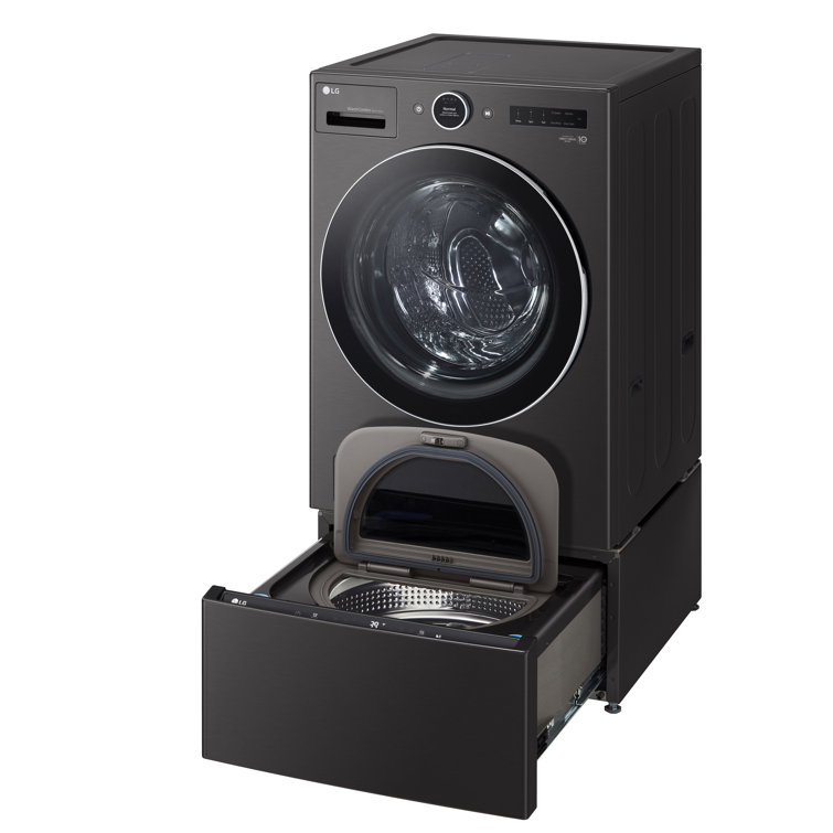 Black Steel 5.0 cu. ft. Ventless Washer/Dryer Combo with Inverter HeatPump