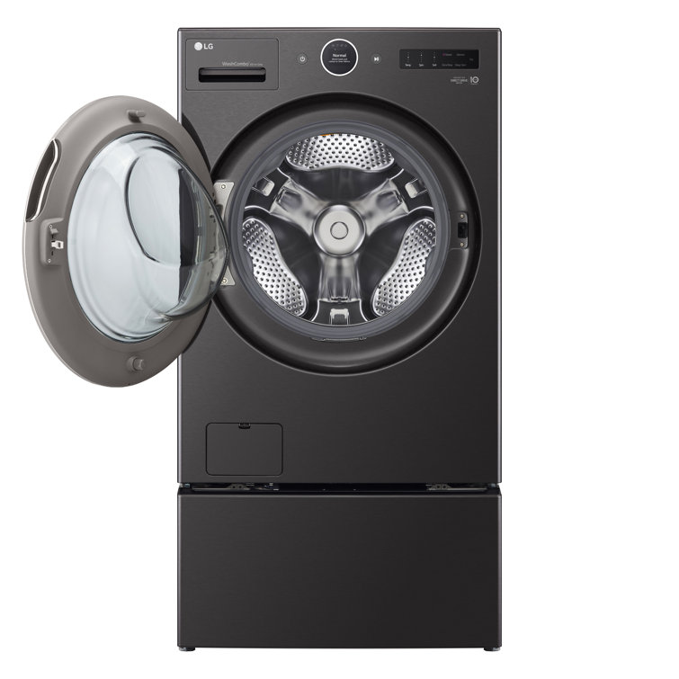 Black Steel 5.0 cu. ft. Ventless Washer/Dryer Combo with Inverter HeatPump