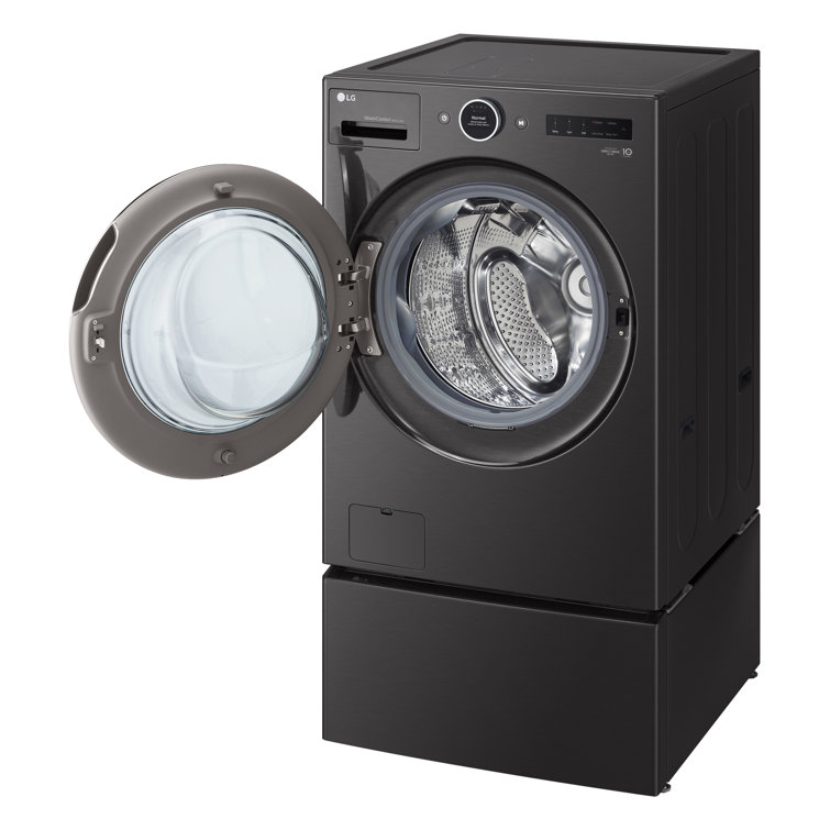 Black Steel 5.0 cu. ft. Ventless Washer/Dryer Combo with Inverter HeatPump