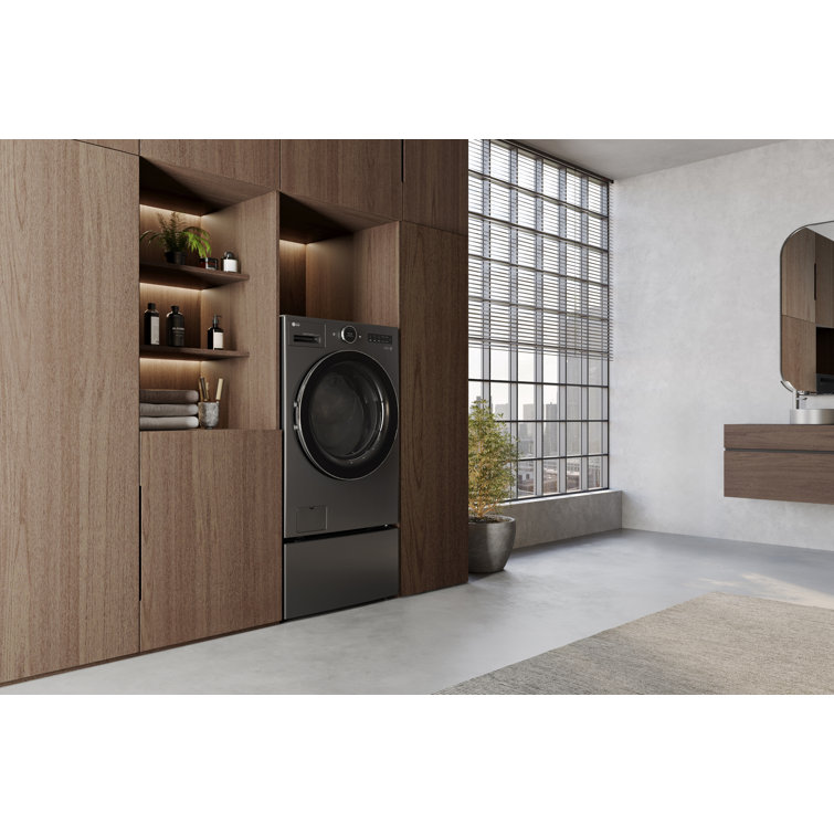Black Steel 5.0 cu. ft. Ventless Washer/Dryer Combo with Inverter HeatPump