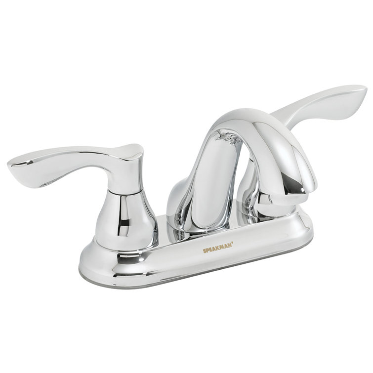 Chelsea Chrome 4" Centerset Bathroom Faucet with Lever Handles