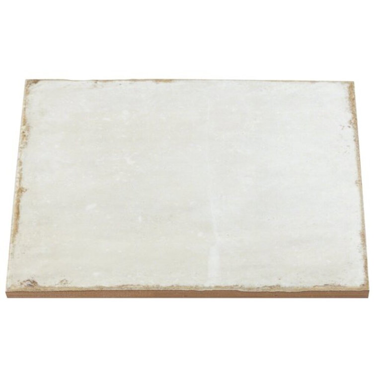 Haven Collection White Polished Ceramic Square Wall Tile