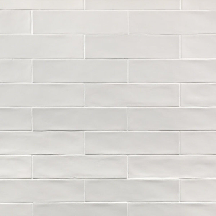 Marina White 3x12 Ceramic Subway Wall Tile