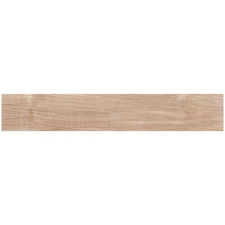 Maple 8" x 48" Matte Porcelain Wood Look Floor and Wall Tile