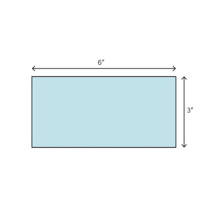 Messi 3" x 6" Polished White Ceramic Subway Wall Tile
