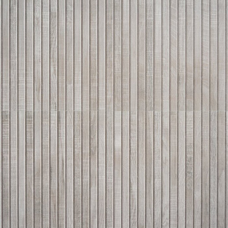 Gray 24x48 Matte Porcelain Wood Look Wall Tile