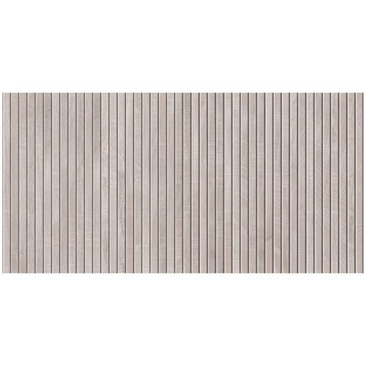 Gray 24x48 Matte Porcelain Wood Look Wall Tile