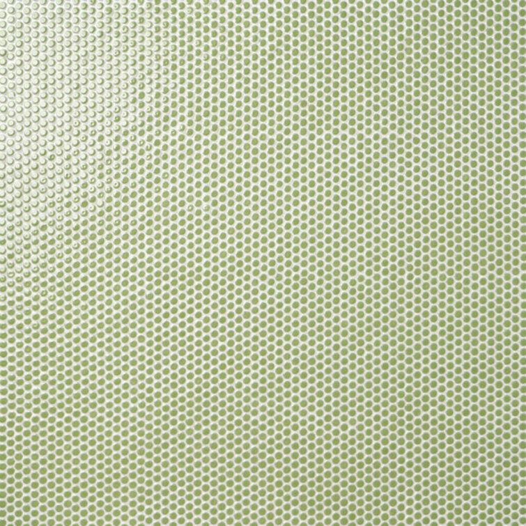 Wheat Grass Polished Ceramic Penny Round Mosaic Tile