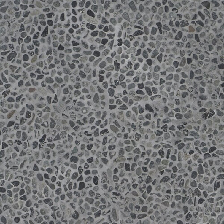 Natural Multicolor Slate Pebble Mosaic Tile for Indoor/Outdoor