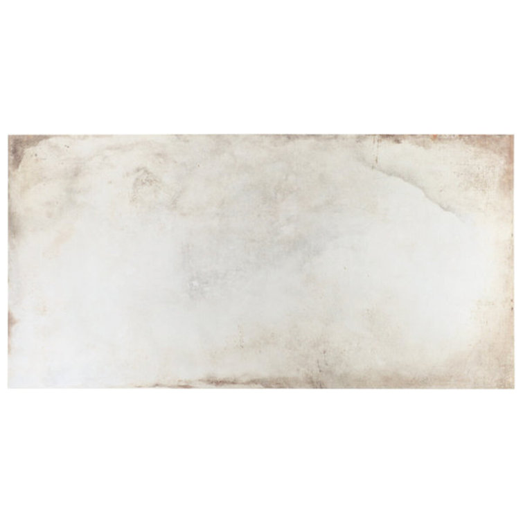 Large Format White Matte Porcelain Floor and Wall Tile
