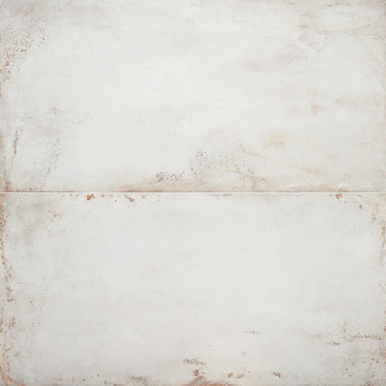 Large Format White Matte Porcelain Floor and Wall Tile