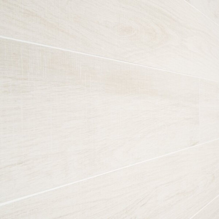 Montgomery White 8" x 48" Matte Porcelain Wood Look Tile