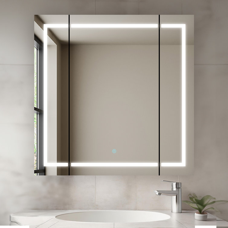 Royale 36x36 Triple Door LED Medicine Cabinet